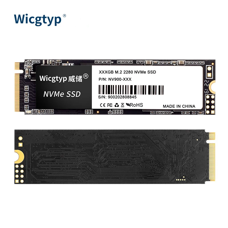 

Wicgtyp SSD M2 NVME 512GB 256GB 128GB 2TB 1TB Solid State Drive M.2 2280 PCIe Internal Hard Disk For Laptop PC ssd m2 NVMe 512gb