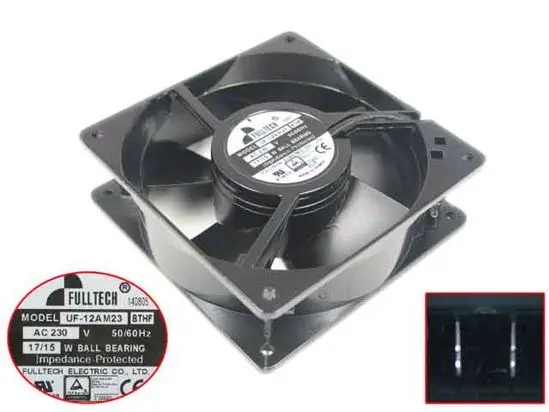 FULLTECH UF-12AM23 BTHF AC 230 в 17 Вт 120x120x38 мм вентилятор охлаждения сервера