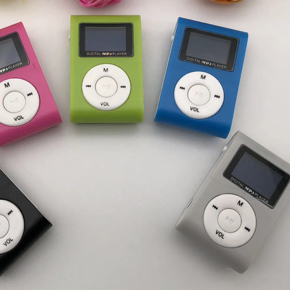 Маленький портативный MP3 плеер с ЖК экраном музыкальный поддержкой TF карты 32 ГБ