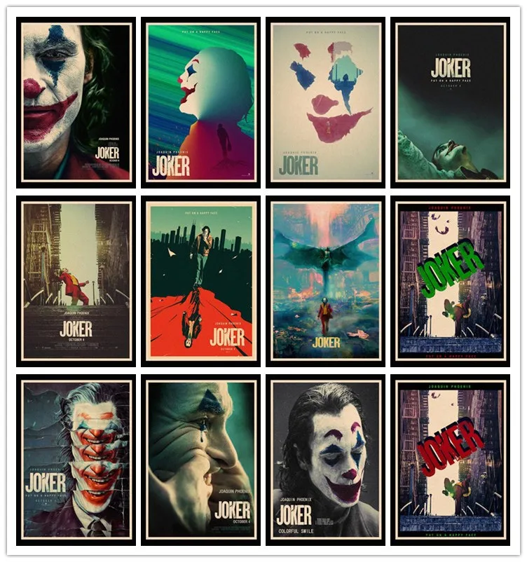 Отличный Классический постер JL joker Хоакин Феникс наклейки для гостиной домашний