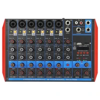 8 Channel Sound Card Mixing Console Bluetooth Wireless Mixer For PC Computer Laptop Live Stage Studio DJ Karaoke