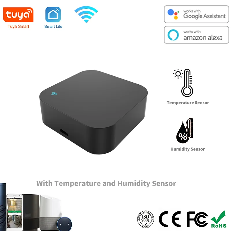

Smart IR Remote WiFi for Smart Home Automation Remote Control for Air Conditioner TV Work with Amz Alexa Google Home Assistant