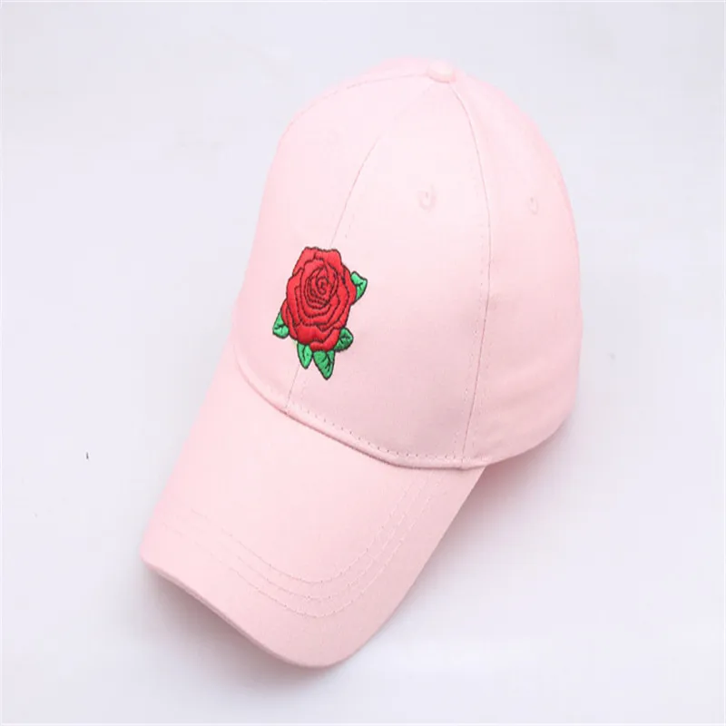 Бейсболка с принтом роз для мужчин и женщин модная кепка от солнца однотонная