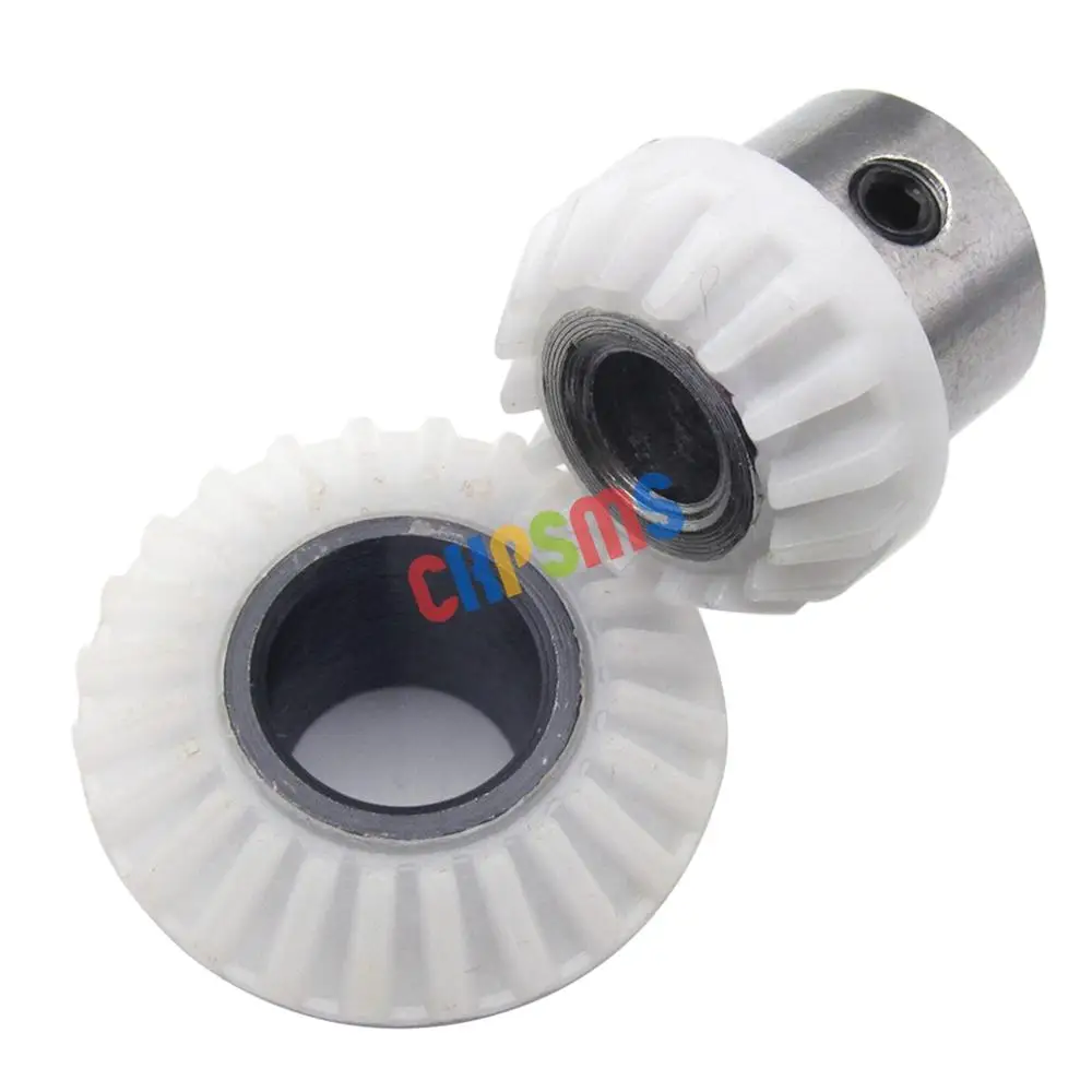 

1 SET #446021+319695 BELT SHAFT+ARM SHAFT BEVEL GEAR FIT FOR SINGER 964,966,968,972,974