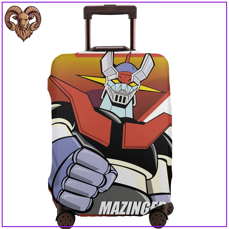 Чехол для багажа в стиле аниме Mazinger Z дизайнерский винтажный аксессуар сделай сам