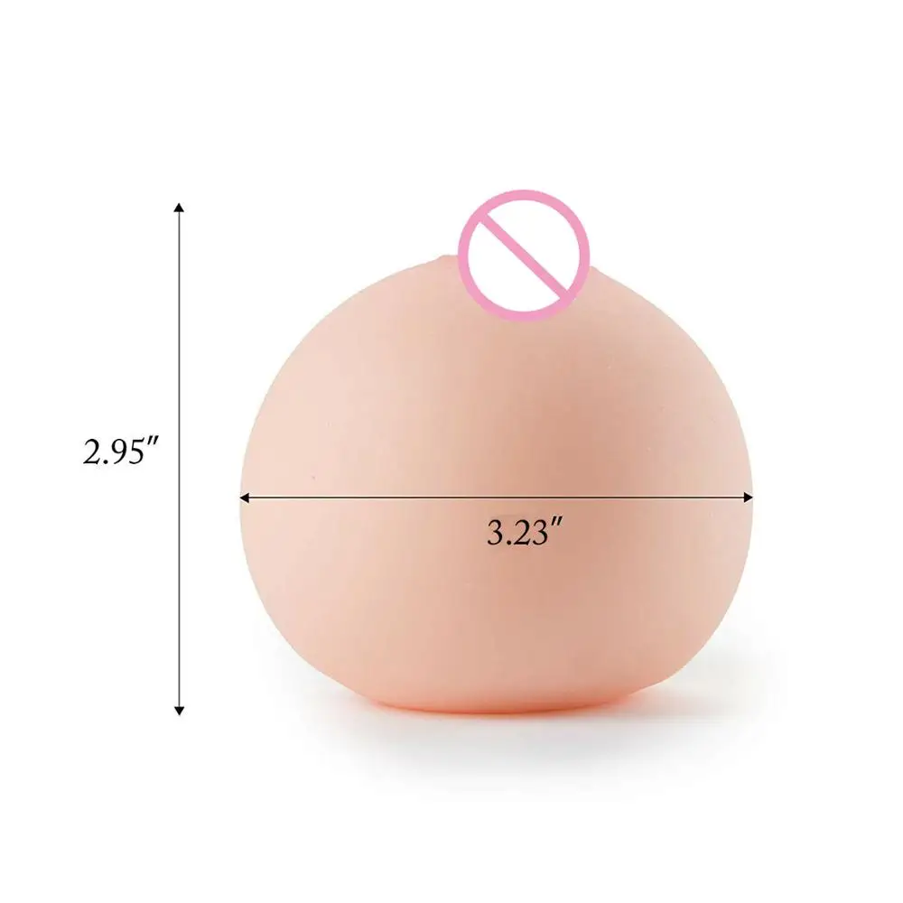 Мужская силиконовая искусственная грудь с отверстием для мастурбации мяч Mimi 8 2*7 5