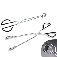 41cm bbq tools stainless steel carbon clamp grilled food clip barbecue accessories portable tongs outdoor barbecue gadget