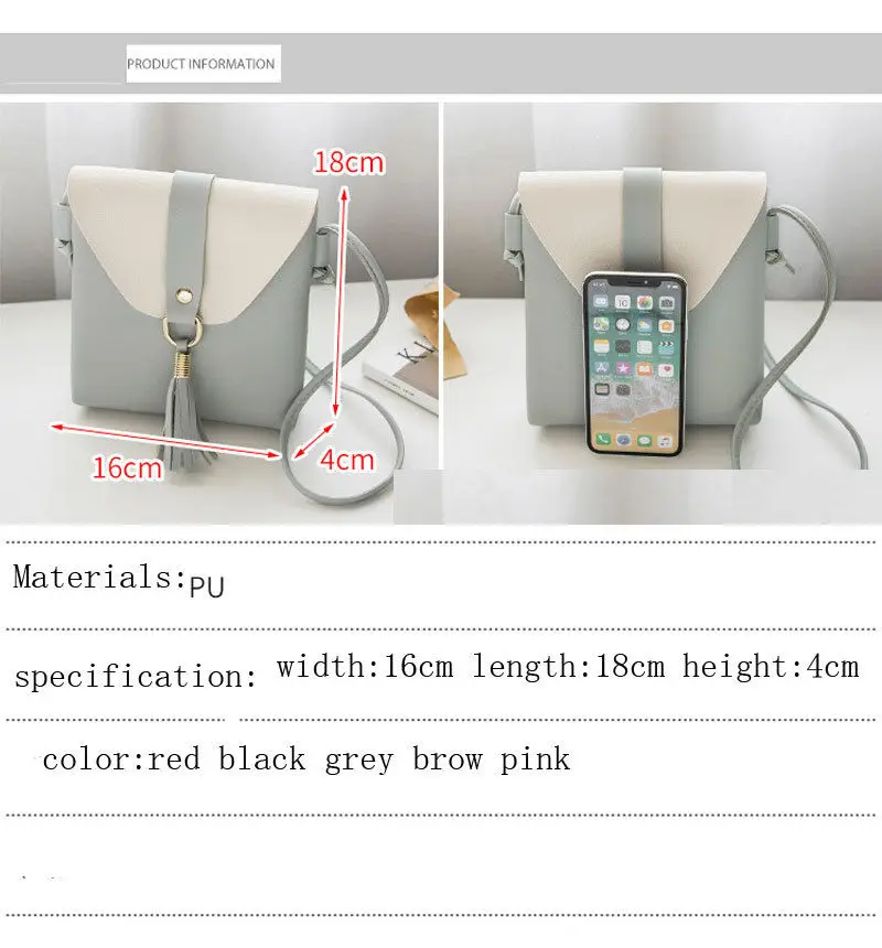 Женская сумка мини-сумки через плечо из искусственной кожи сумка-тоут на