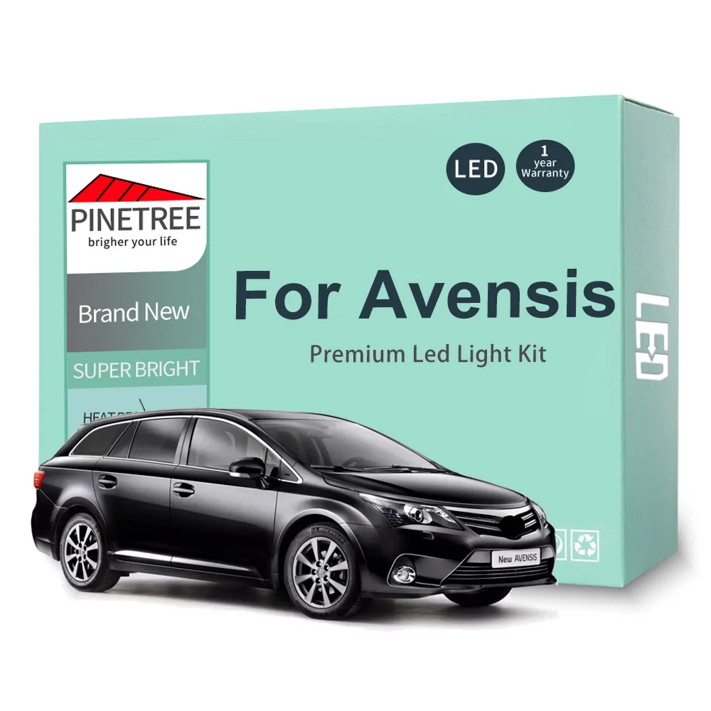 

Led Interior Light Kit For Toyota Avensis T22 T25 T27 1997-2015 2016 2017 2018 Led Bulbs Canbus No Error