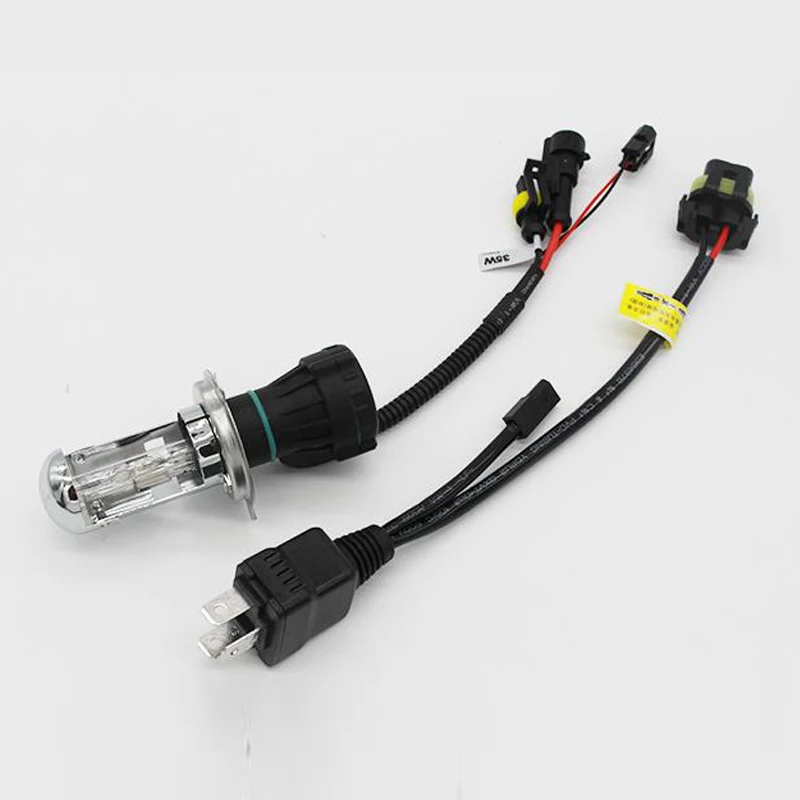 1 комплект 55 Вт быстрый запуск 12 В h4 Hi/low H4 биксенон HID высокий/низкий hid 3000k 4300k 5000k