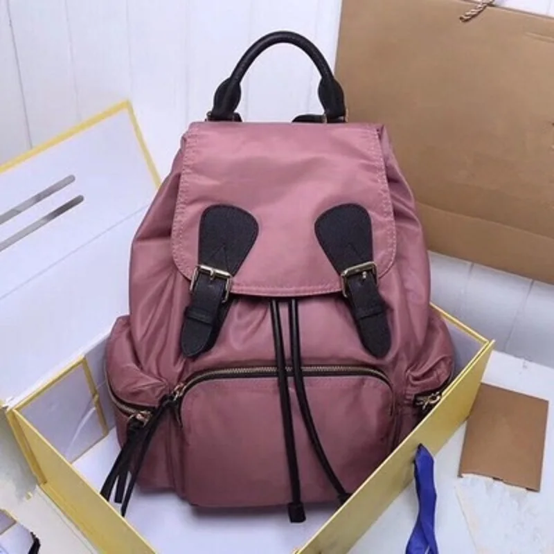 Fashiom Women Backpack Brand Designer Nylon Backpack England Style School Travel Bags Backpack