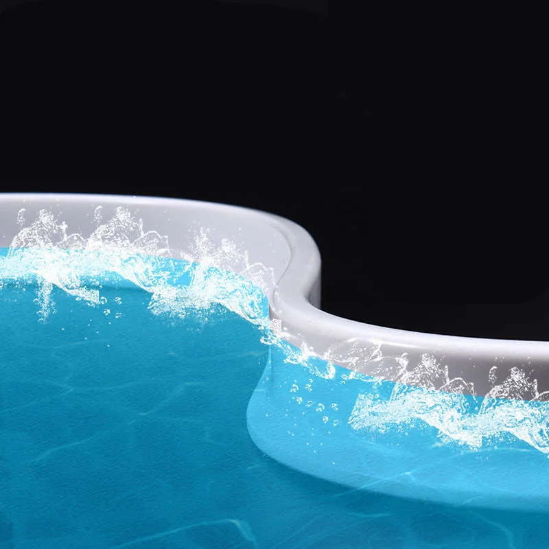 Заглушка для воды в ванной высотой 35 мм из кремния для разделения сухой и влажной зон, препятствующая затоплениям.