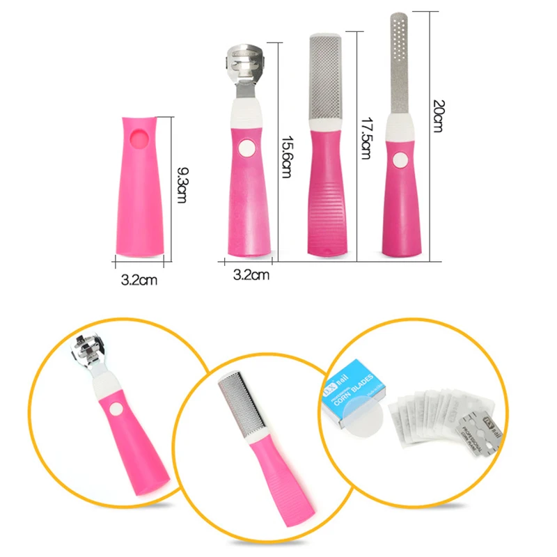 Набор инструментов для удаления омертвевшей кожи из нержавеющей стали 1 набор