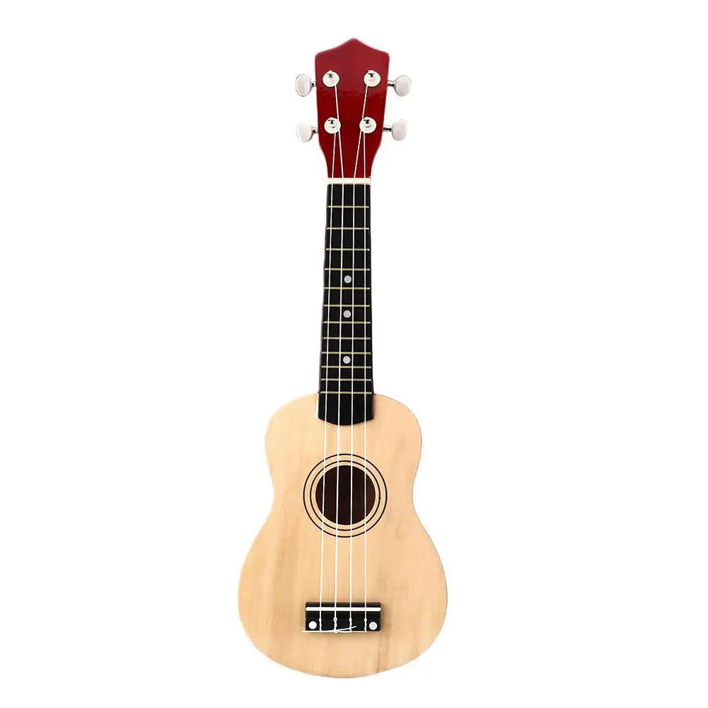

Ukulele Wooden 21" Small Guitar Ukelele Musical Instrument Hawaiian Wood 4 Strings Soprano Uke