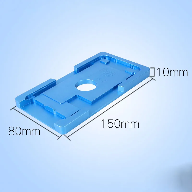 Алюминиевые формы для iPhone 5/6/6 S/7 plus/8/8 plus/х ламинаторы металла джиг только Переднее стекло с рамкой местоположение для ОСА пользователя