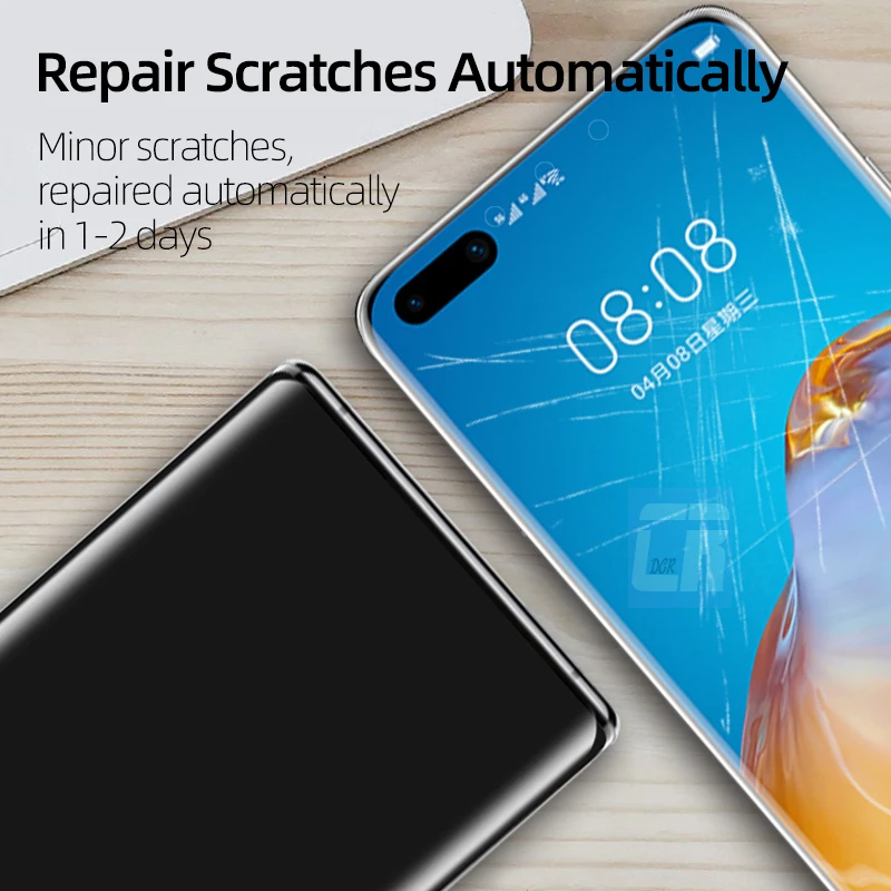 

100D Full Curved Anti-spy Hydrogel Film for Huawei P40 P30 Nova 7 Pro Privacy Screen Protector for Huawei Mate 40 30 20 Pro Film