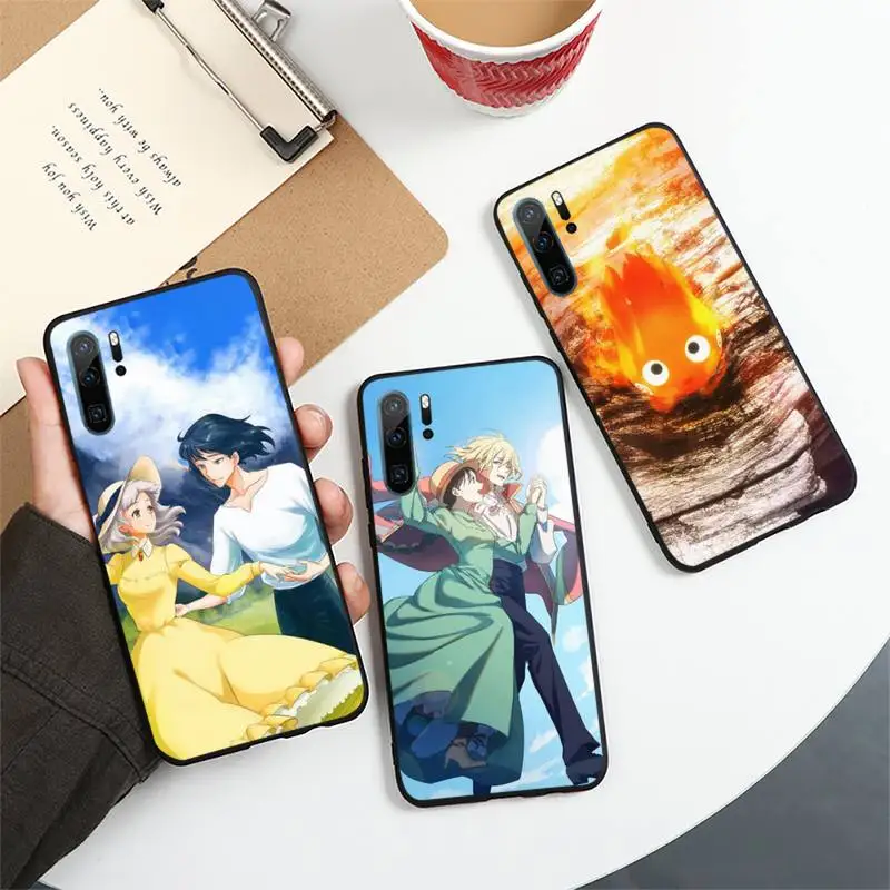 

Howl's Howls Moving Castle anime Phone Case For Huawei honor Mate P 10 20 30 40 i 9 8 pro x Lite smart 2019 nova 5t