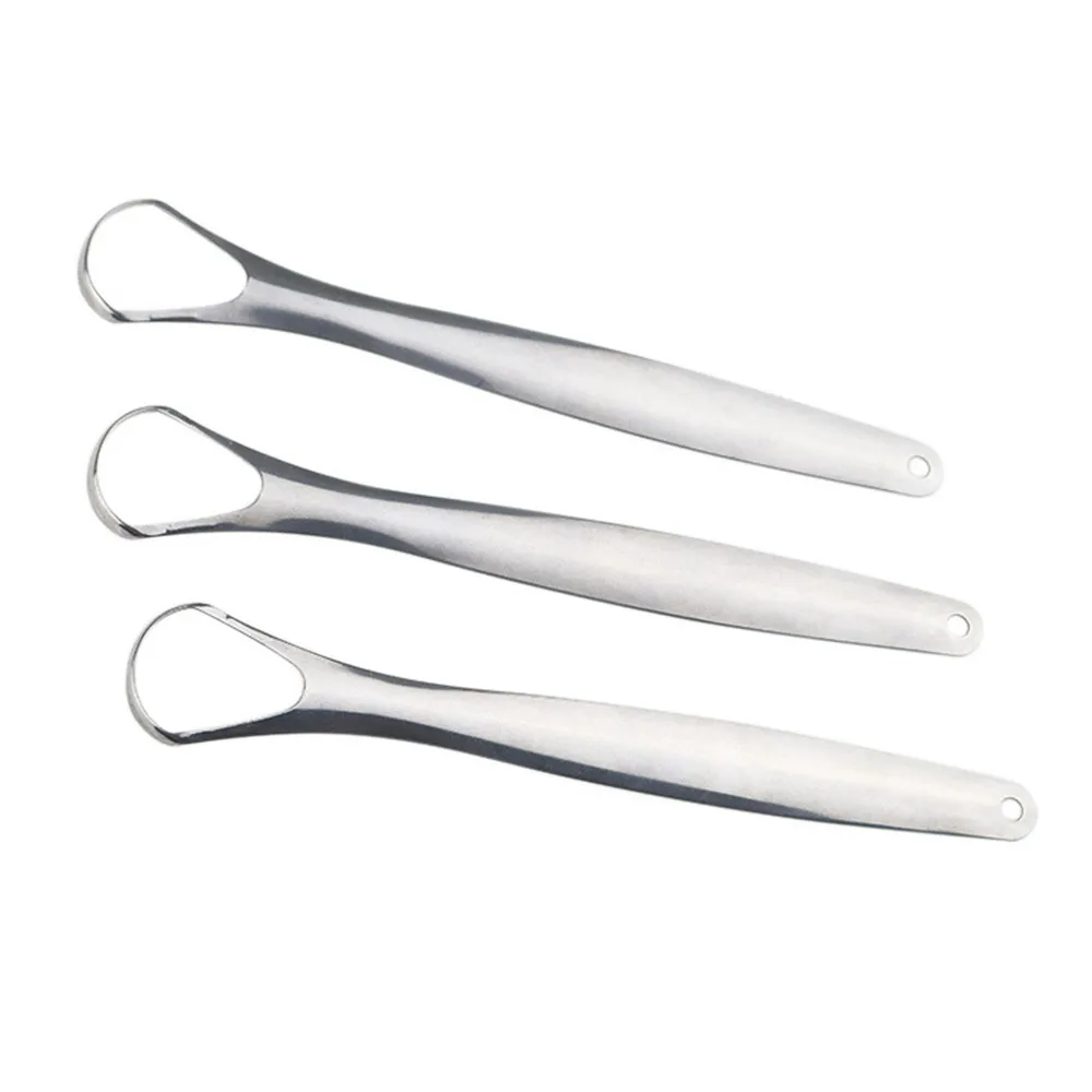 Многоразовый скребок для языка из нержавеющей стали уход за полостью рта