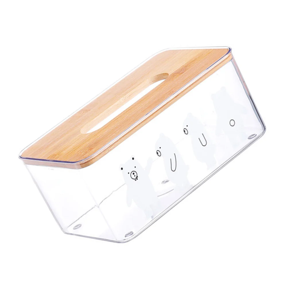 

1pc Practical Tissue Box Bathroom Tissue Storage Box Tissue Organizing Container