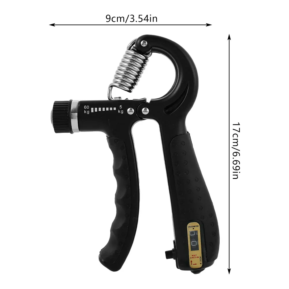 

5-60Kg Adjustable Hand Exerciser Grip Fitness Heavy Gripper Wrist Training Increase Strength Spring Finger Pinch Carpal Expander