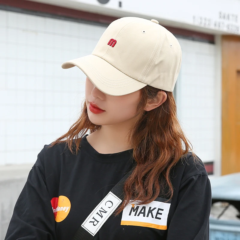 

Hat female summer Korean fashion brand ins cap versatile sunscreen hat female summer sun hat baseball cap