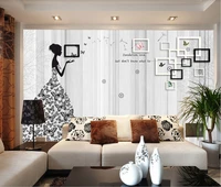 customized 3d wallpaper butterfly angel three dimensional box square dandelion 8d mural background wall