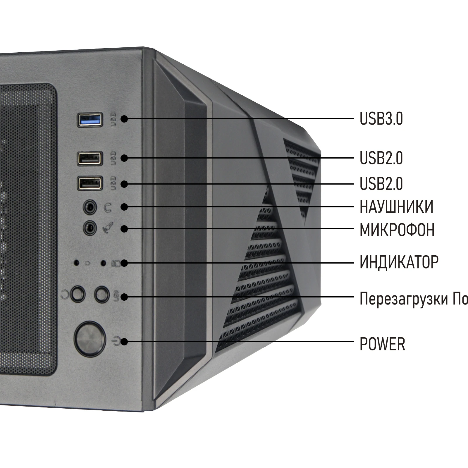 Чехол для настольного компьютера Aigo darkflash ATX/M-ATX/ITX сделай сам пылезащитный