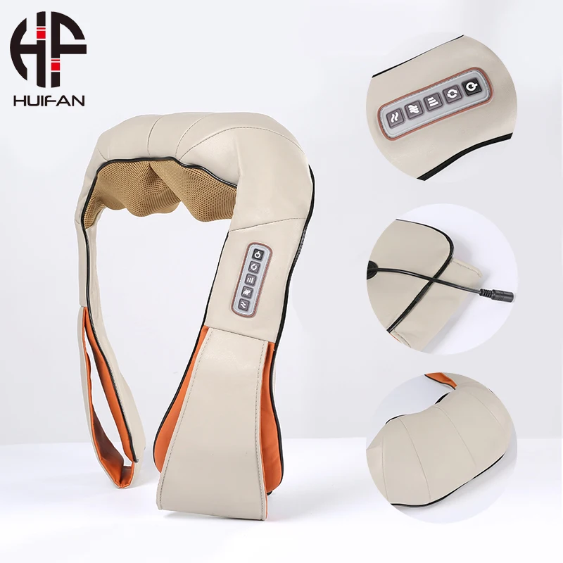 Электрический массажер для шеи HUIFAN пояс шиацу спины устройство облегчения боли в