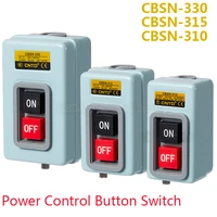 1pcs bs216b 230b 211b ac220v 380v 3 phase start push button switch on off motor control start stop