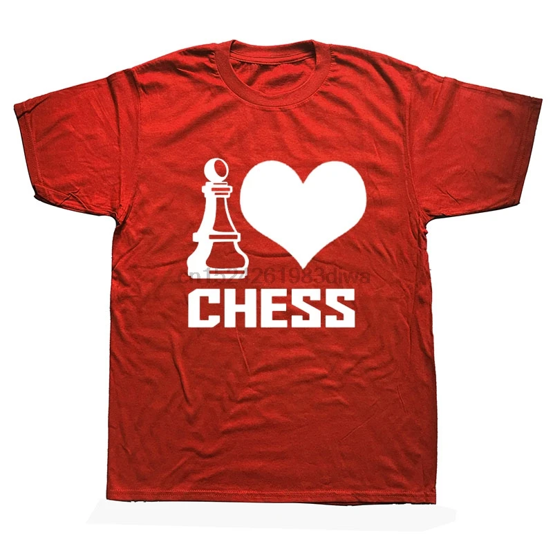 

Unisex Love Chess Game T-shirt Plus Size Cotton Short Sleeve T Shirt