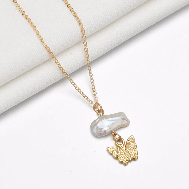 Akoya Необычное Ожерелье из натурального пресноводного жемчуга для женщин милое