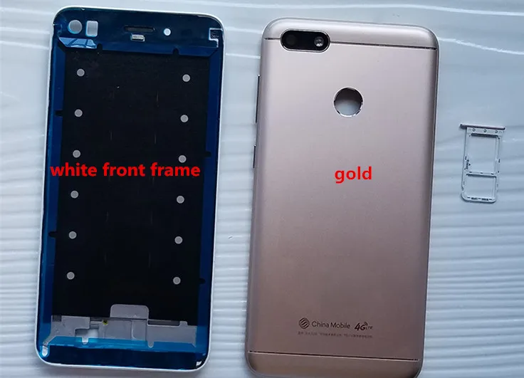 

High quality Mobile Phone Back Cover for Huawei Enjoy 7 Back Cover +front middle frame replacement