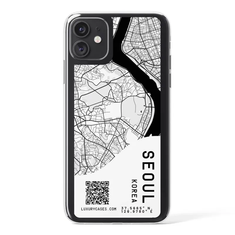 Ins эксклюзивный чехол для телефона с картой города для iPhone 11Pro Max 6 7 8 Plus X XR XS Max Sketch Letter Прозрачный мягкий силиконовый чехол s