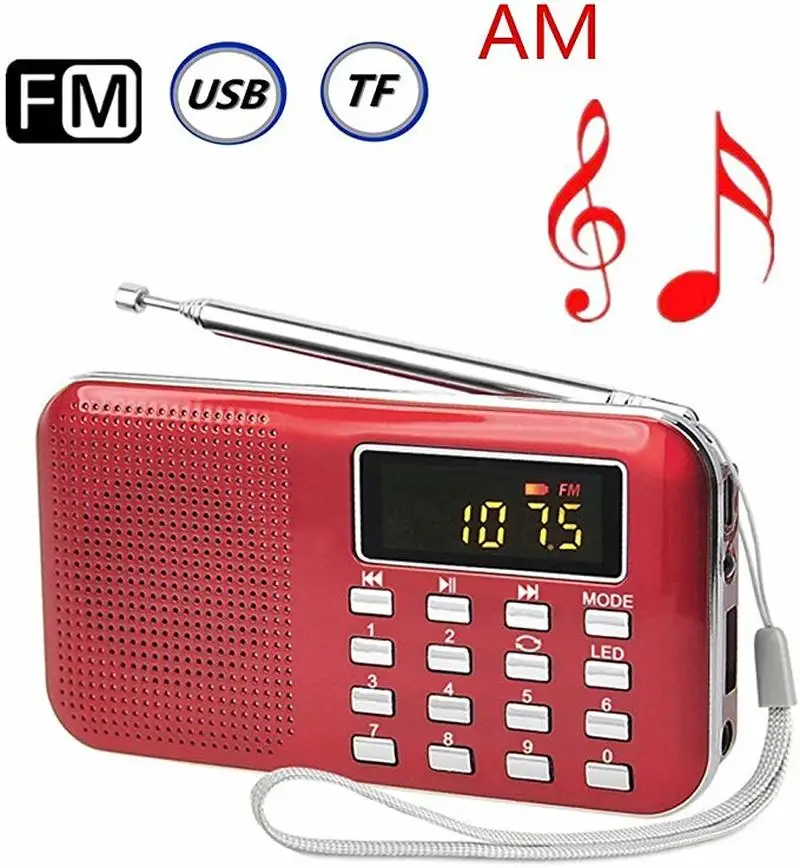 Фото Многофункциональный цифровой Mp3 радио динамик мини портативный Fm музыкальный Многофункциональный цифровой Mp3 радио динамик мини портативный Fm музыкальный