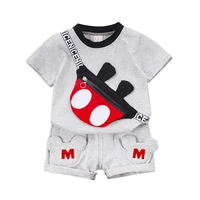 new summer baby girl clothes suit children boys cotton cartoon t shirt shorts 2pcssets toddler fashion clothing kids tracksuits