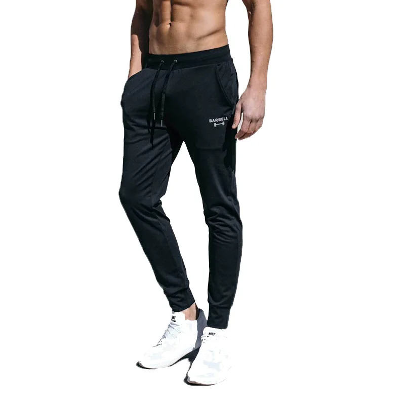 

Mens Joggers Sweatpants Fitness Elastic Trousers Hip Hop Skinny Tracksuit Pant Men Gym Boxing Track Pants
