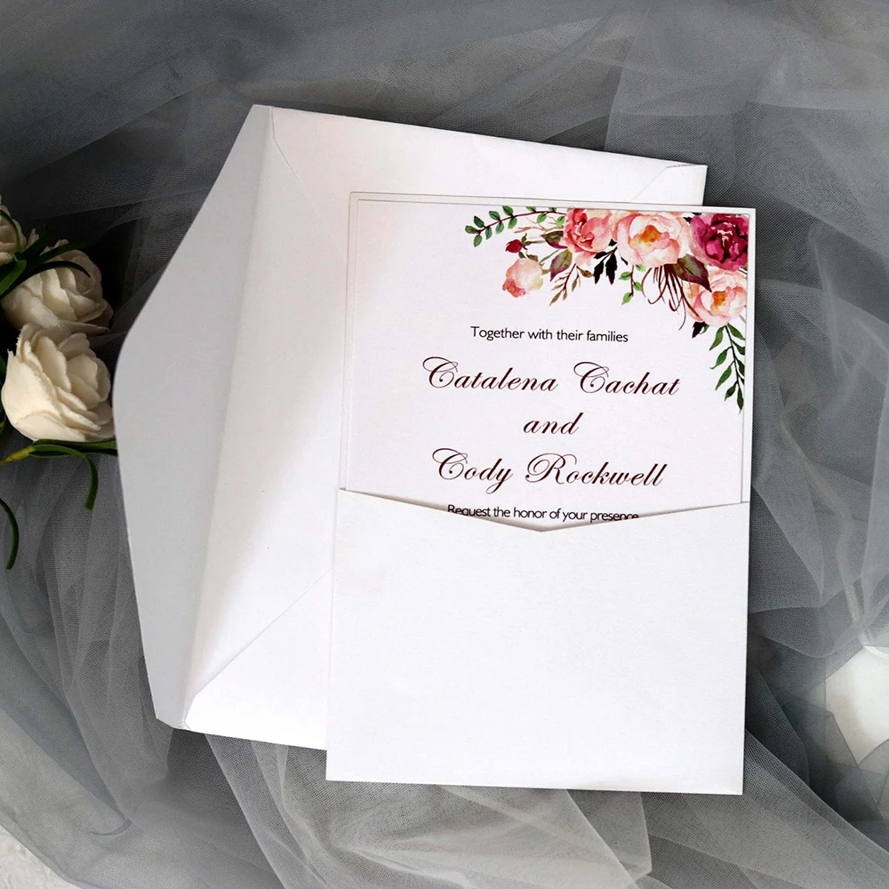 10 шт пустотелые Пригласительные открытки свадебные праздничные деловые простые