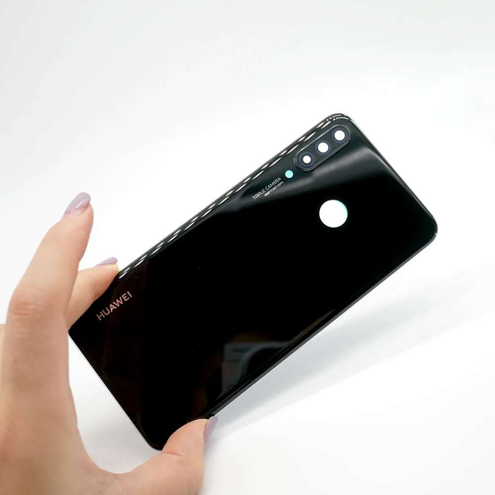 6,1 дюйма для huawei P30 Lite/Nova 4E MAR LX1 L01 L21 L22 стеклянная задняя крышка батарейного отсека чехол Корпус батареи задняя крышка