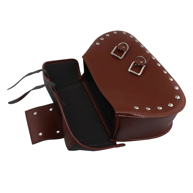 Универсальные мотоциклетные Сумки из искусственной кожи боковые чемоданы для