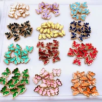 peixin 20pcslot kpop colorful cute butterfly pendant diy jewelry making butterfly earring jewelry crafts accessories wholesale