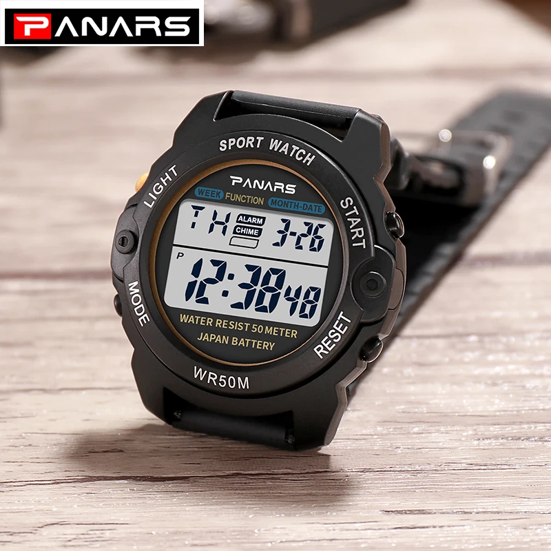 Reloj Hombre Men's Sport Watch Boys Luxury Design Digital Watches For Men Waterproof Military LED Electronic Clock Montre Homme