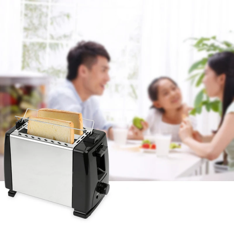 600W Electric Toaster Maker Electrical Grill Automatic Sandwich Breadmaker 2 Slices Breakfast Us Plug | Бытовая техника