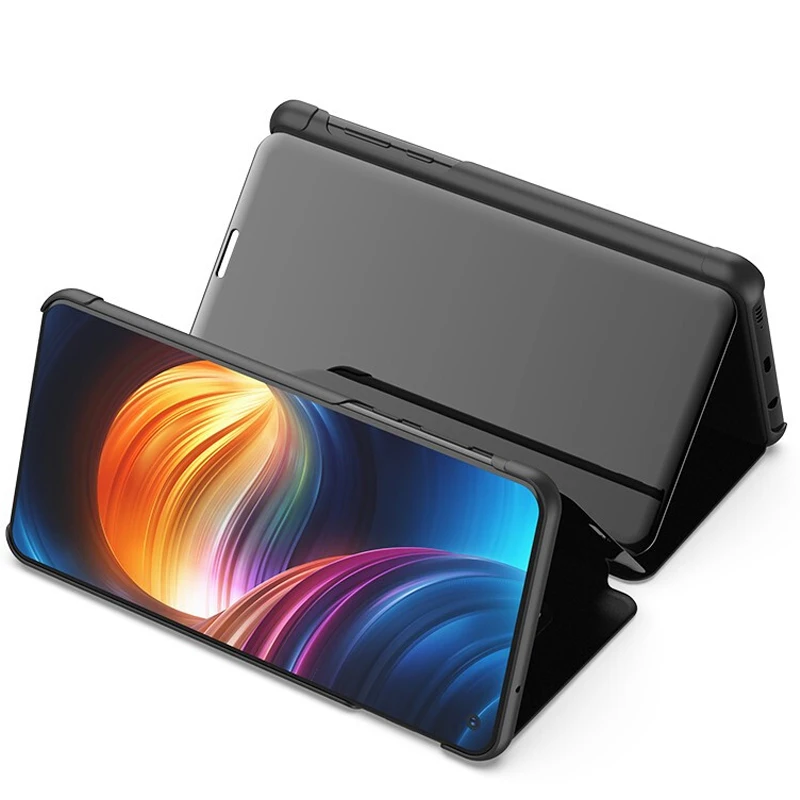 100 шт. Топ для IPHONE 12/11 Pro Max/XS MAX/XR Премиум зеркальный стоячий флип чехол 678 Plus/SE2