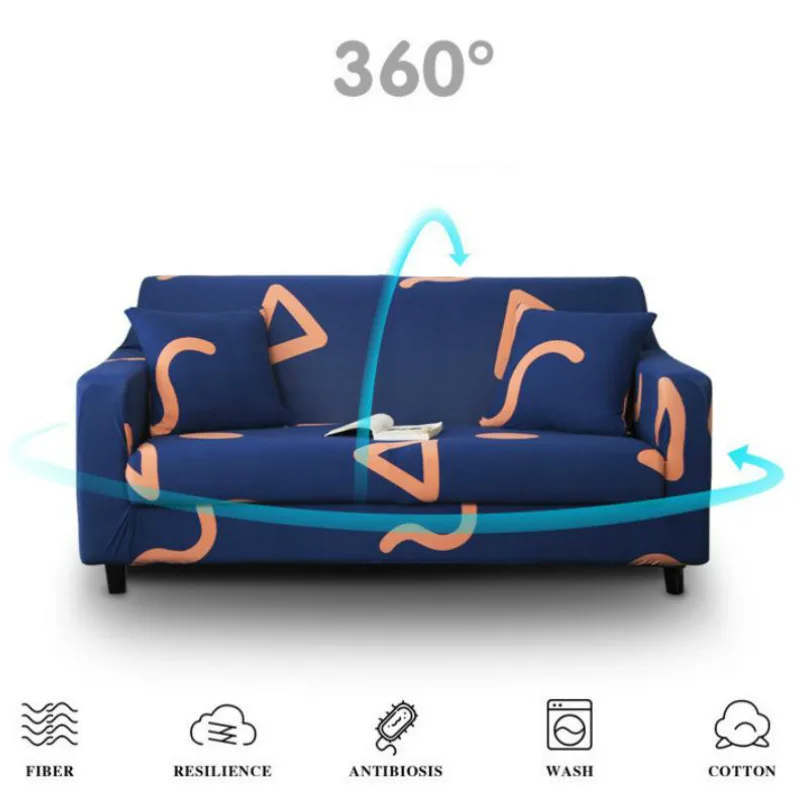 

Single/Two/Three seat Stretch Slipcovers Sectional Elastic Stretch Sofa Cover for Living Room Couch Cover L shape Armchair Cover