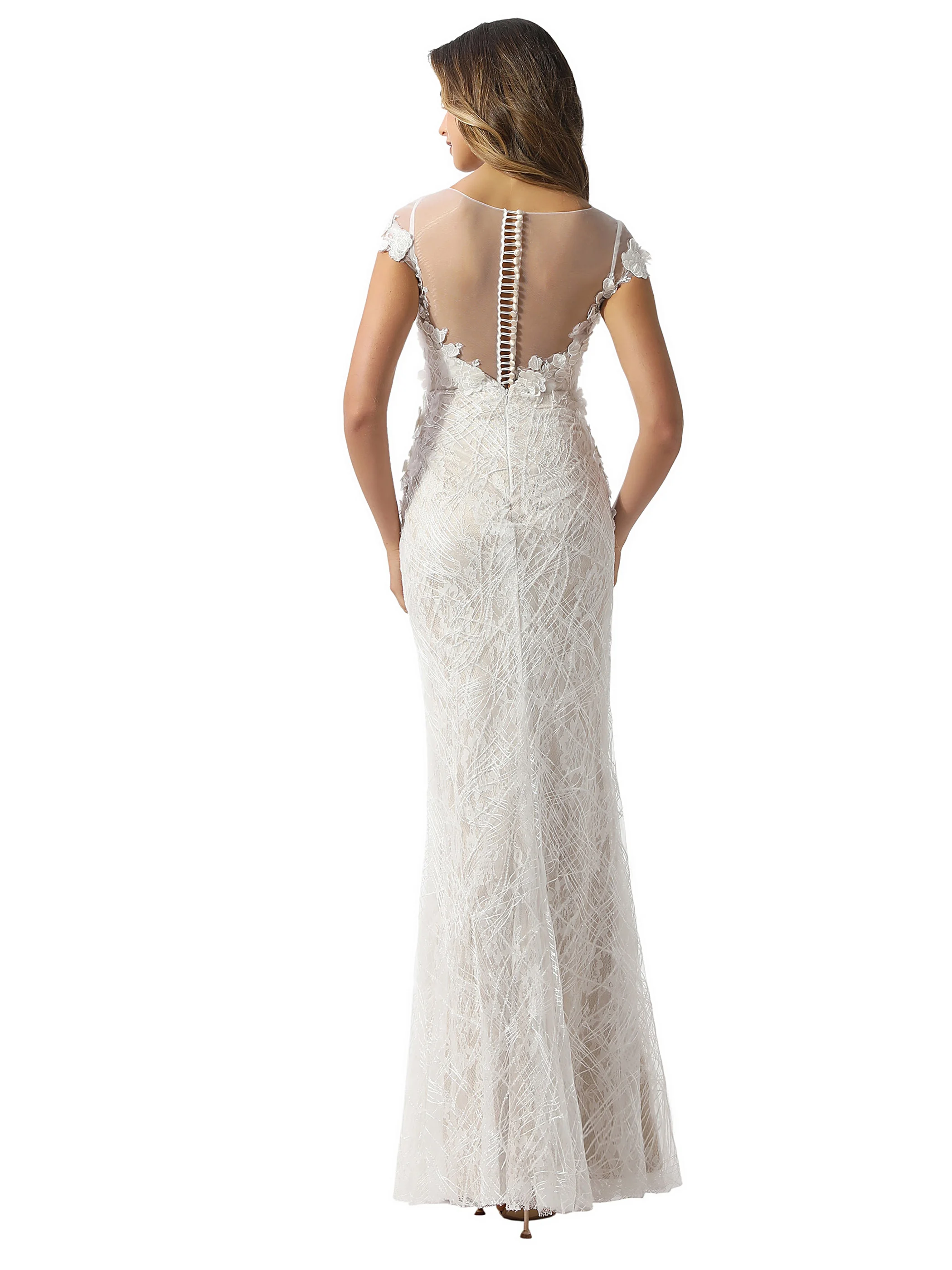 Tanpell/кружевное свадебное платье цвета слоновой кости с вырезом лодочкой