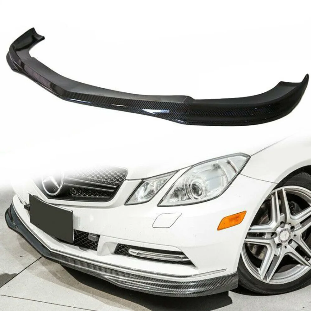 

Real Carbon fiber Spoiler Original Front Chin Lip Bumper For Mercedes Benz E Coupe W207 2010-2013