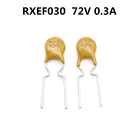 10 шт.лот RXEF030 PTC сбрасываемый предохранитель 0.3A (удержание) 0.6A (поездка) 72VDC 300MA радиальный Новый и оригинальный