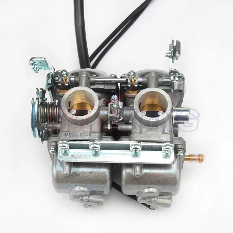 Двойной цилиндровый карбюратор для Keihin PD26JS 26 мм CBT125 CBT250 CA250 CB250 Cl125-3 двигатель