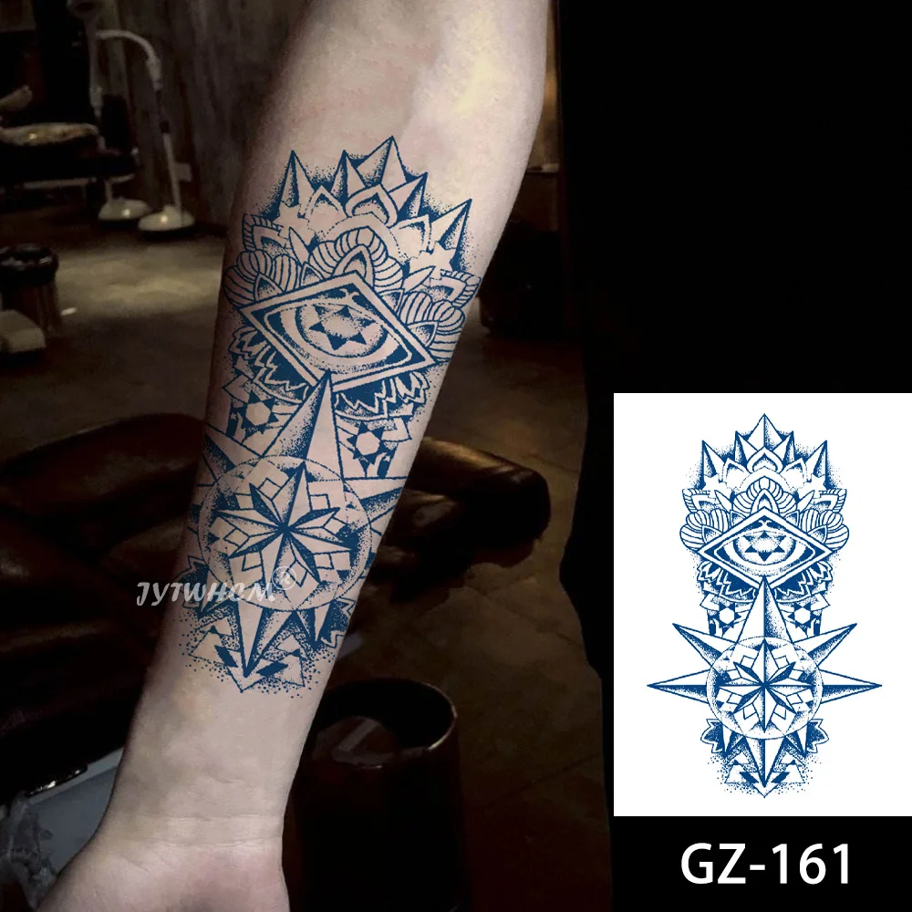 Мужская водостойкая татуировка с эффектом сока | Красота и здоровье