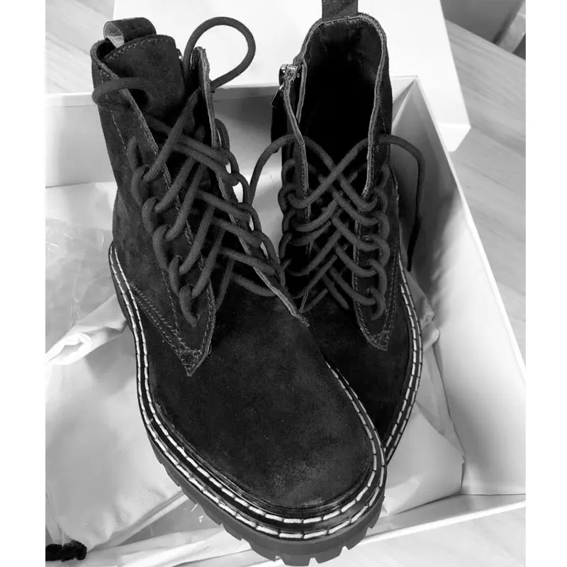 2019 Для женщин женская обувь из натуральной кожи дышащие Женские зимние сапоги